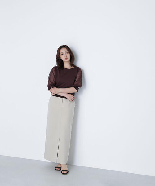 ニット セーター シアースリーブハトメカフスニット レディース | NATURAL BEAUTY BASIC | 17