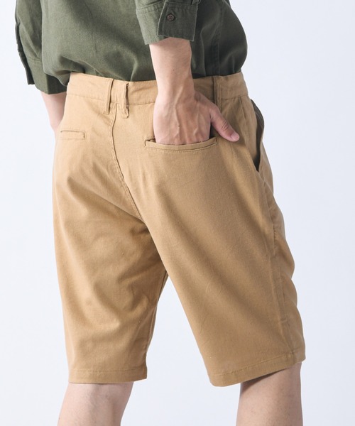 Relation パンツ リネンショートパンツ メンズ レディース : ZOZOTOWN
