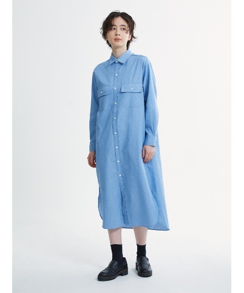 Barbour（バブアー） ワンピース デニム シャツワンピース”Japan