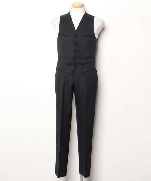 Burberry Black Label 3ピーススーツ セットアップ BURBERRY BLACK LABEL 「BURBERRY LABEL」 ストライプ柄3ピース