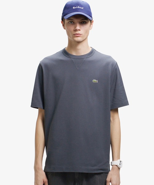 LACOSTE（ラコステ） tシャツ L.12.12アレンジ ガゼット付き鹿の子地