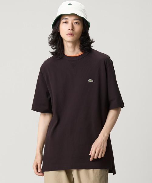 LACOSTE（ラコステ） tシャツ L.12.12アレンジ ガゼット付き鹿の子地