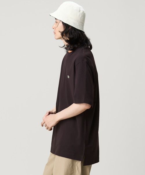 LACOSTE（ラコステ） tシャツ L.12.12アレンジ ガゼット付き鹿の子地