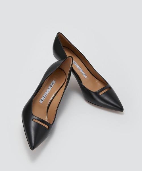 定番人気＊ペリーコ ANIMA アネッリ スムース パンプス 黒【38】 PELLICO | アネッリ スムース パンプス 6.5cm BLACK - アマン