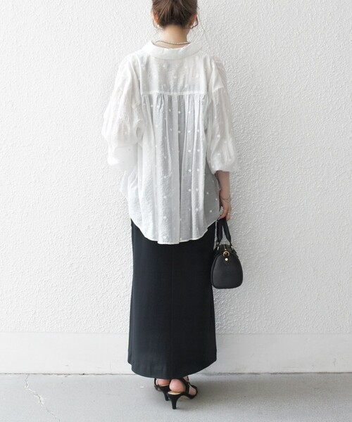 SHIPS any ブラウス シャツ 「WEB限定」SHIPS any:「手洗い可能