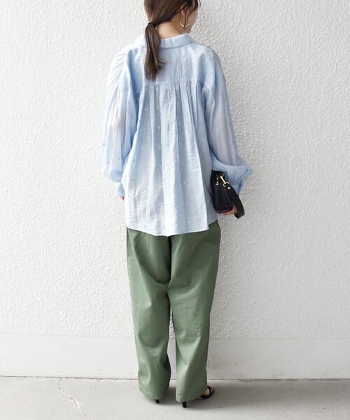 AISH over size ギャザー　シャツ AISH over size ギャザー シャツ 【公式通販】