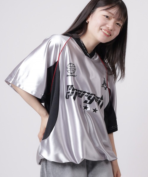 tシャツ 「93-1」ラグラン 切替メッシュ ゲームシャツ オーバー