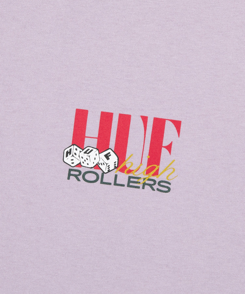 「HUF」 長(zhǎng)袖Tシャツ SMALL ライトパープル メンズ