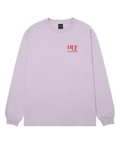 「HUF」 長(zhǎng)袖Tシャツ SMALL ライトパープル メンズ