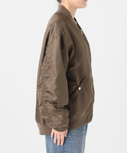 spickandspan ブルゾン　レディース Spick＆Span コート アウター ナイロンダブルジップブルゾン