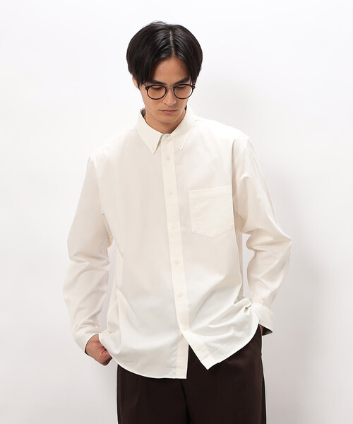 COMME CA ISM（コムサイズム） シャツ 播州織 デニムライク