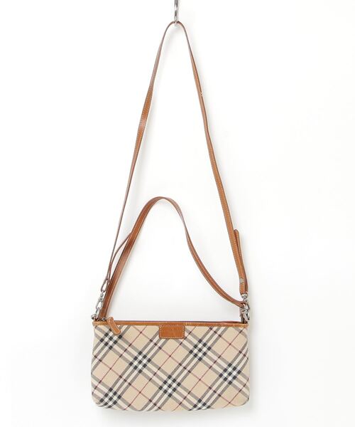 BURBERRY BLUE LABEL 「BURBERRY LABEL」 チェック柄2WAYバッグ 