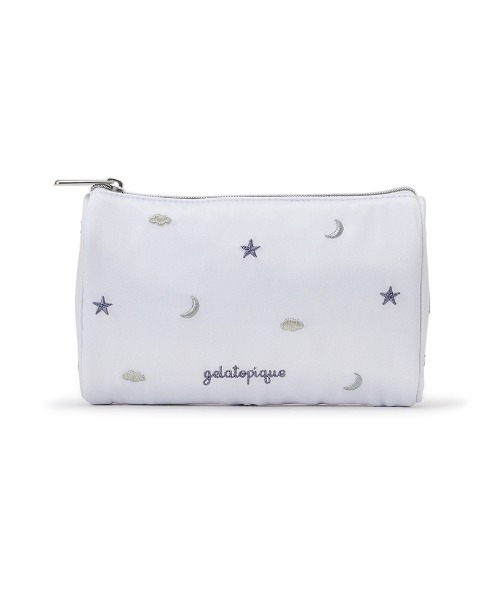 gelato pique（ジェラートピケ） ポーチ モチーフ刺繍ティッシュポーチ