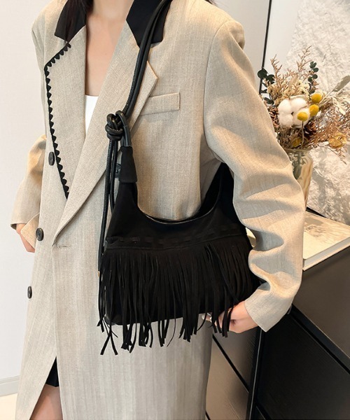 ショルダーバッグ バッグ レトロフリンジショルダーバッグ レディース