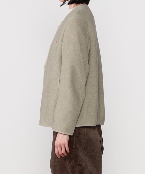 Danton　COLLARLESSジャケット 36 ベージュ　B品　新品 Danton（ダントン） ノーカラージャケット 36 ベージュ系その他