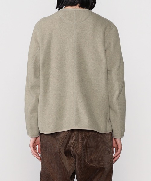 Danton（ダントン） ノーカラージャケット 36 ベージュ レディース