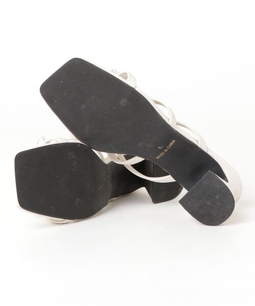 「VIVIAN」 ヒールサンダル L アイボリー レディース_画像3