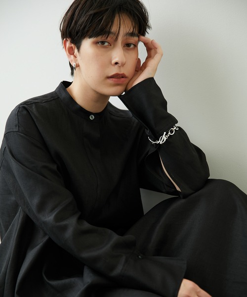 「Whim Gazette」 長袖ワンピース FREE ブラック レディース_画像3