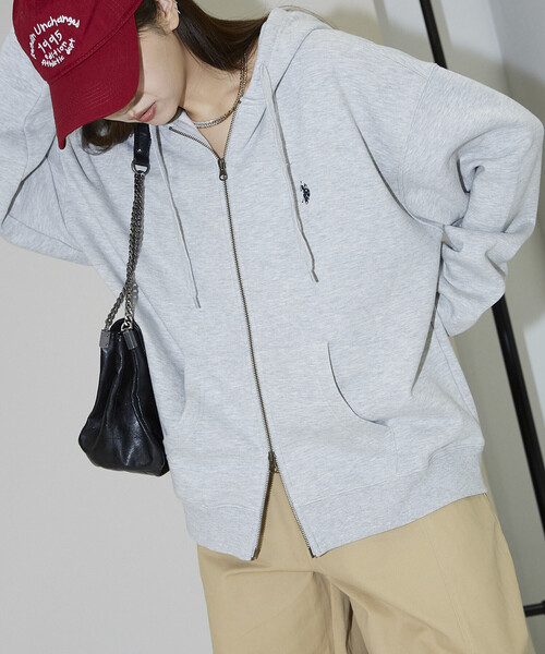 U.S. POLO ASSN.（ユーエスポロアッスン） パーカー 別注 FULL ZIP