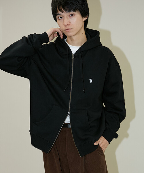 U.S. POLO ASSN.（ユーエスポロアッスン） パーカー 別注 FULL ZIP