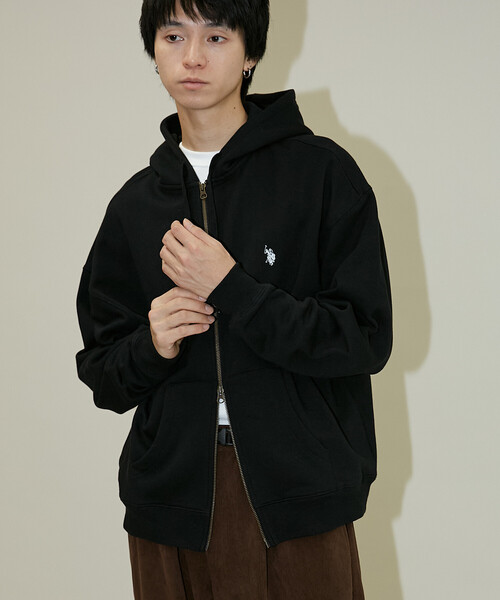 U.S. POLO ASSN.（ユーエスポロアッスン） パーカー 別注 FULL ZIP