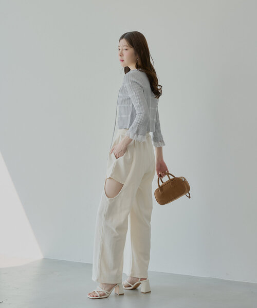 「Chico」 ヒールサンダル LARGE アイボリー レディース_画像3
