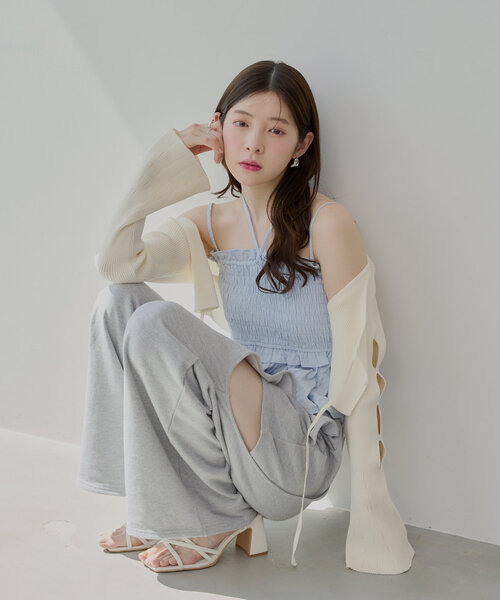 「Chico」 ヒールサンダル LARGE アイボリー レディース_画像4