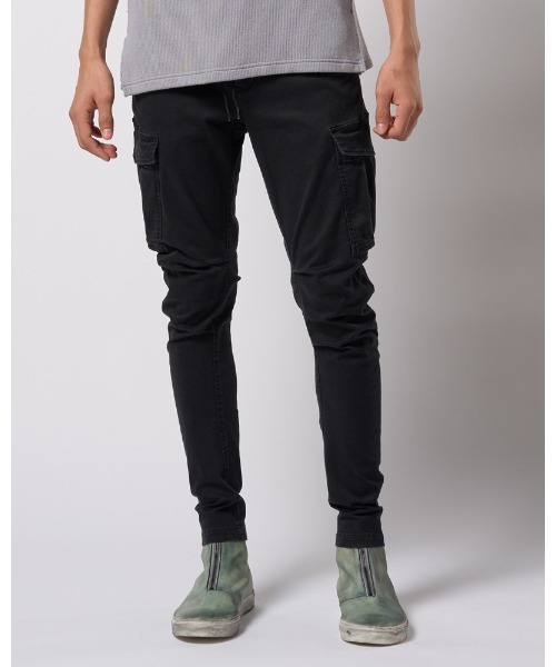 wjk カーゴパンツ slim easy banana cargo メンズ : ZOZOTOWN Yahoo!店