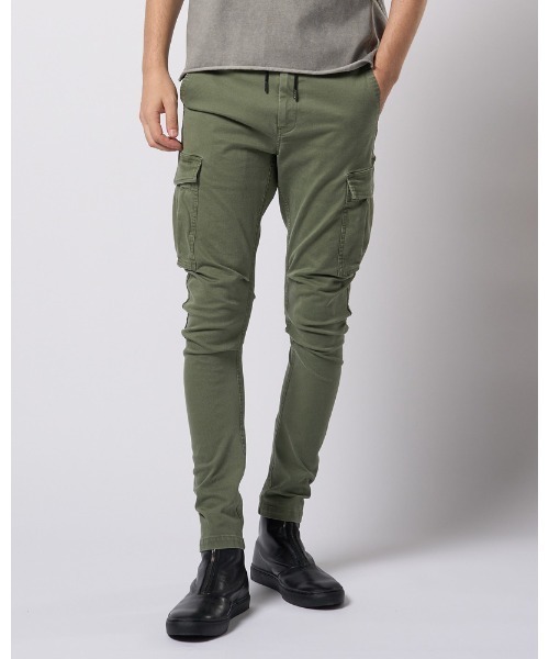 カーゴパンツ slim easy banana cargo メンズの画像
