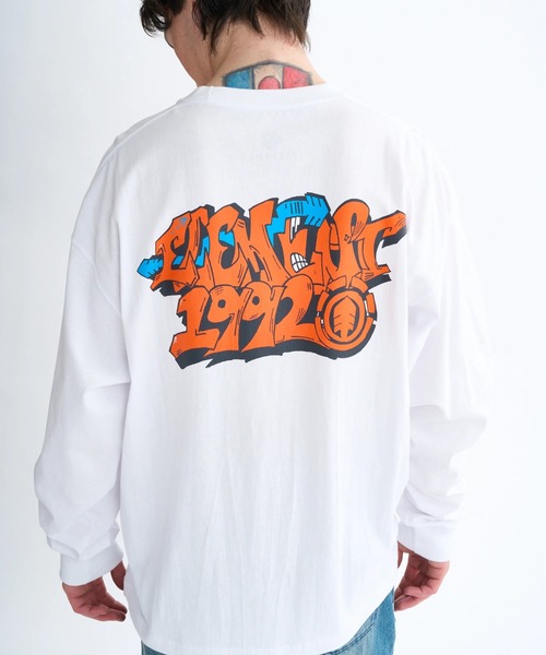 ELEMENT（エレメント） tシャツ メンズ TAG LS ロンT 「2025年秋冬 