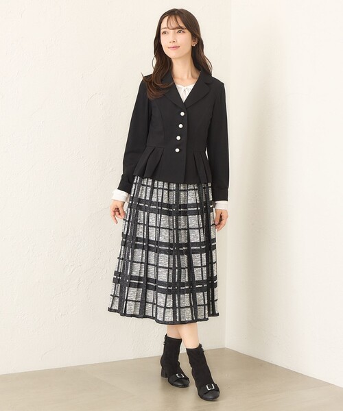 TO BE CHIC（トゥー ビー シック） スカート ツイード調ジャカード