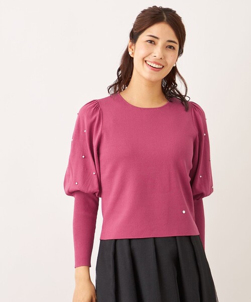 TO BE CHIC（トゥー ビー シック） ニット セーター ドットパール