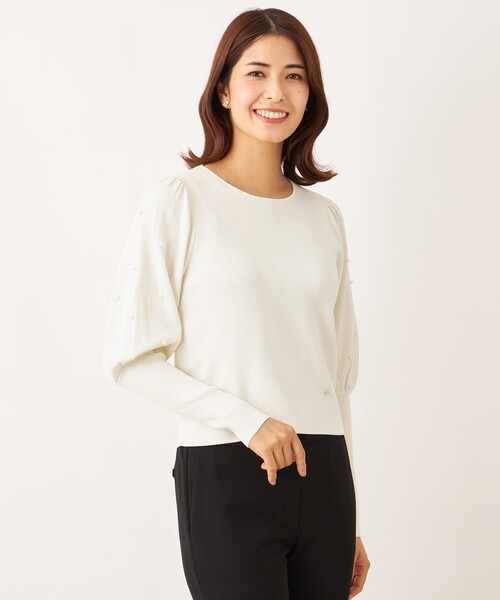 トゥービーシック　パール　ニット TO BE CHIC（トゥー ビー シック） ニット セーター ドットパール