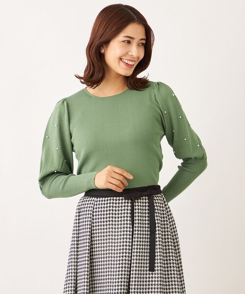 TO BE CHIC（トゥー ビー シック） ニット セーター ドットパール