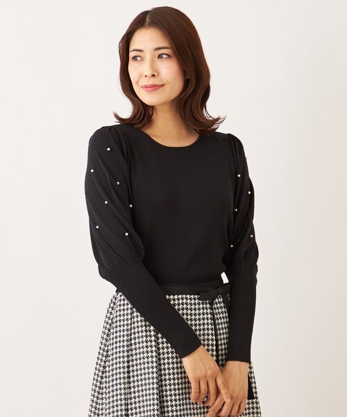 トゥービーシック　パール　ニット TO BE CHIC（トゥー ビー シック） ニット セーター ドットパール