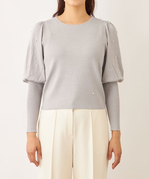 トゥービーシック　パール　ニット TO BE CHIC（トゥー ビー シック） ニット セーター ドットパール
