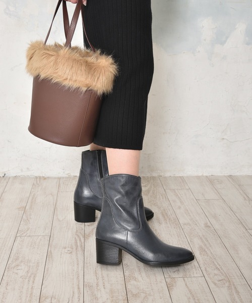 ALPHA CUBIC（アルファ キュービック） ブーツ 「ALPHA CUBIC」本革