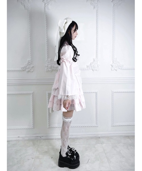 Jamie エーエヌケー 帽子 ベレー帽 大きなリボンのベレー レディース