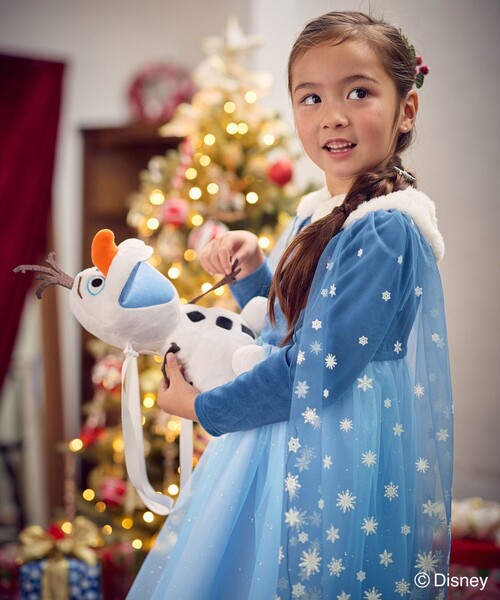 anyFAM 【ディズニー/FROZEN】なりきりワンピース エルサ　130新品 ディズニー/FROZEN】なりきりワンピース / ANY KIDS | ファッション
