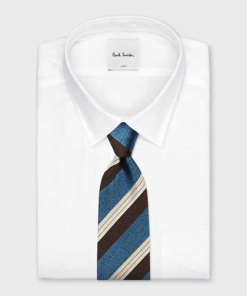 Paul Smith（ポール・スミス） ネクタイ コントラスト レジメンタル