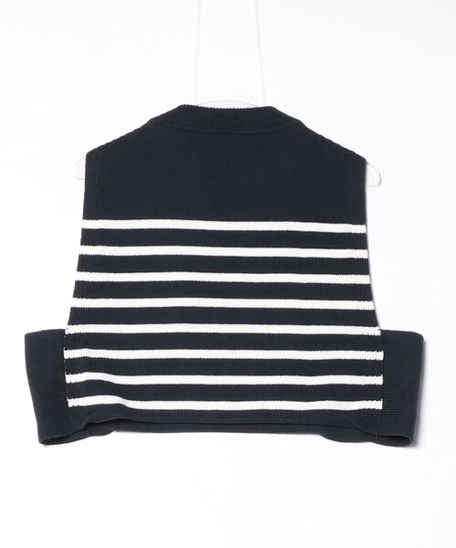HYKE（ハイク）　ニットベスト HYKE（ハイク） ニットベスト - ネイビー レディース : ZOZOTOWN Yahoo