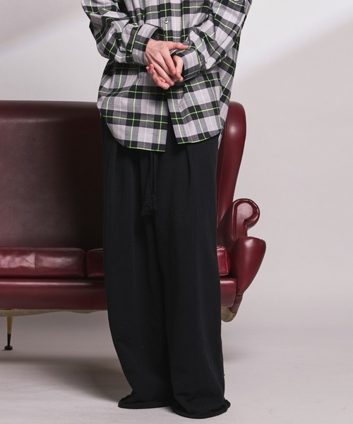 ワイドパンツ スウェットパンツ ジャージ メンズ レディース