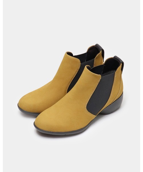 fitfit（フィットフィット） ブーツ レザーサイドゴアアンクルブーツ