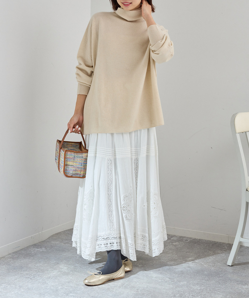 IENA（イエナ） スカート 「WEB限定/追加3」コットンレーススカート