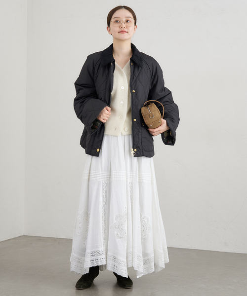 IENA（イエナ） スカート 「WEB限定/追加3」コットンレーススカート