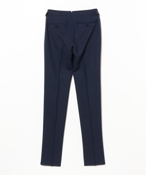 BEAMS F（ビームスF） パンツ ウール 1プリーツ サイドアジャスター