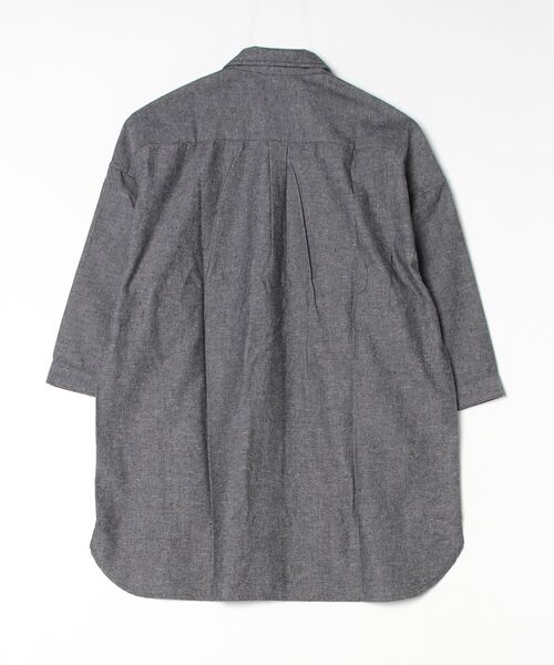 「The DUFFER of ST.GEORGE」 7分袖シャツ SMALL ブラック メンズ_画像2