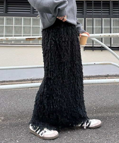 CIAOPANIC TYPY（チャオパニックティピー） スカート フェザーフリンジ