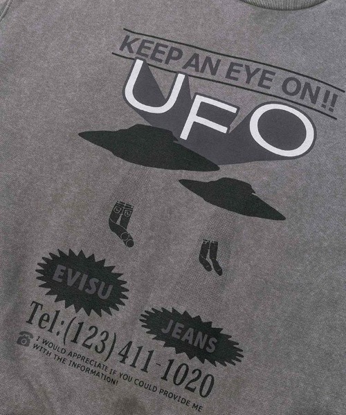 STYLISE トレーナー スウェット 「EVISU」EVISU UFO SWEATAHIRT