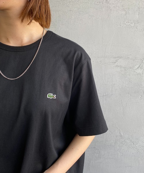 「LACOSTE」 半袖Tシャツ 3 ネイビー レディース_画像4